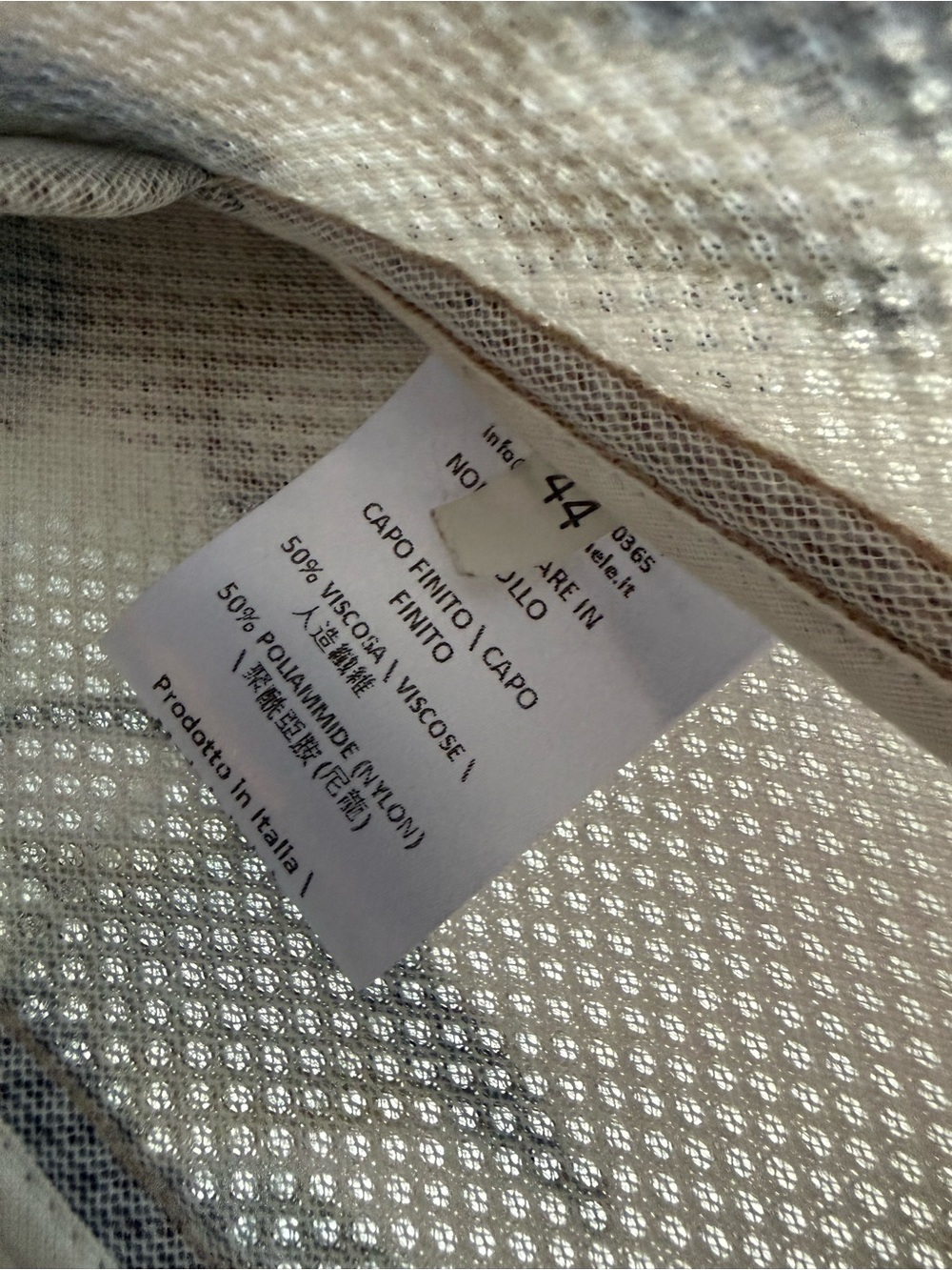 Angela Mele Milano Italian Floral Tweed Cropped Jacket 44/M - Picture 9 of 11